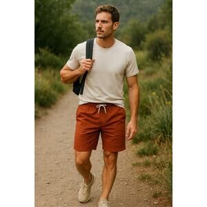 Vuori Ripstop Shorts – Rust | Men’s XL | Style V370